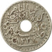 Münze, Tunesien, Muhammad al-Nasir Bey, 25 Centimes, 1919, Paris, S