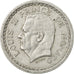 Moneda, Mónaco, Louis II, Franc, Undated (1943), BC+, Aluminio, KM:120