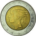 Coin, Italy, 500 Lire, 1985, Rome, EF(40-45), Bi-Metallic, KM:111