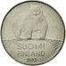 Moneda, Finlandia, 50 Penniä, 1992, MBC, Cobre - níquel, KM:66