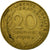 Moneta, Francja, Marianne, 20 Centimes, 1970, Paris, VF(30-35), Aluminium-Brąz