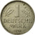 Munten, Federale Duitse Republiek, Mark, 1962, Stuttgart, FR+, Copper-nickel