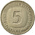 Münze, Bundesrepublik Deutschland, 5 Mark, 1975, Karlsruhe, SS, Copper-Nickel