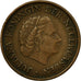 Munten, Nederland, Juliana, 5 Cents, 1952, ZF, Bronze, KM:181