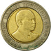 Moneta, Kenia, 20 Shillings, 1998, British Royal Mint, VF(30-35), Bimetaliczny