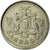 Moneta, Barbados, 10 Cents, 2001, Franklin Mint, EF(40-45), Miedź-Nikiel, KM:12