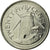 Moneda, Barbados, 25 Cents, 2008, Franklin Mint, MBC, Níquel chapado en acero