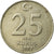 Munten, Turkije, 25 New Kurus, 2007, Istanbul, ZF, Copper-Nickel-Zinc, KM:1167