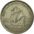 Moneda, Estados del Caribe Oriental , Elizabeth II, 25 Cents, 1987, MBC, Cobre -