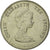 Moneda, Estados del Caribe Oriental , Elizabeth II, 25 Cents, 1989, MBC, Cobre -