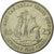 Moneda, Estados del Caribe Oriental , Elizabeth II, 25 Cents, 1989, MBC, Cobre -