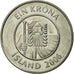 Moeda, Islândia, Krona, 2006, EF(40-45), Aço Niquelado, KM:27A