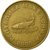 Moneda, Macedonia, 2 Denari, 2006, BC+, Latón, KM:3