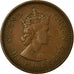 Moneta, Cypr, 3 Mils, 1955, EF(40-45), Bronze, KM:33