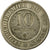 Munten, België, Leopold I, 10 Centimes, 1862, FR+, Copper-nickel, KM:22