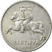 Moneta, Lituania, 2 Centai, 1991, MB+, Alluminio, KM:86