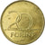 Monnaie, Hongrie, 20 Forint, 2012, Budapest, TB+, Nickel-brass, KM:849