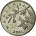 Moneda, Croacia, 20 Lipa, 2001, MBC, Níquel chapado en acero, KM:7