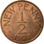 Munten, Jersey, Elizabeth II, 1/2 New Penny, 1971, FR+, Bronze, KM:29