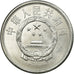 Moneda, CHINA, REPÚBLICA POPULAR, 5 Fen, 1991, MBC, Aluminio, KM:3