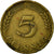 Münze, Bundesrepublik Deutschland, 5 Pfennig, 1950, Karlsruhe, S, Brass Clad