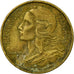 Moneda, Francia, Marianne, 5 Centimes, 1966, Paris, BC+, Aluminio - bronce