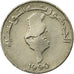 Munten, Tunisië, 1/2 Dinar, 1990, Paris, ZF, Copper-nickel, KM:318