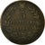 Coin, Italy, Vittorio Emanuele II, 5 Centesimi, 1861, Milan, VF(30-35), Copper