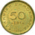 Moneta, Grecia, 50 Lepta, 1976, MB+, Nichel-ottone, KM:115