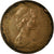 Moneta, Gran Bretagna, Elizabeth II, 1/2 New Penny, 1980, MB+, Bronzo, KM:914