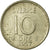 Munten, Zweden, Gustaf VI, 10 Öre, 1957, FR+, Zilver, KM:823