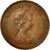 Moneda, Jersey, Elizabeth II, New Penny, 1971, BC+, Bronce, KM:30