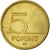 Monnaie, Hongrie, 5 Forint, 1993, Budapest, TB+, Nickel-brass, KM:694