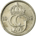 Munten, Zweden, Carl XVI Gustaf, 10 Öre, 1982, FR+, Copper-nickel, KM:850