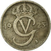 Munten, Zweden, Gustaf V, 10 Öre, 1923, FR+, Nickel-Bronze, KM:795