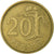 Moneta, Finlandia, 20 Pennia, 1966, EF(40-45), Aluminium-Brąz, KM:47