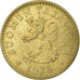 Moneda, Finlandia, 10 Pennia, 1978, MBC, Aluminio - bronce, KM:46