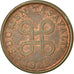 Moneda, Finlandia, 5 Pennia, 1963, BC+, Cobre, KM:45