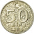 Moneta, Turcja, 50000 Lira, 50 Bin Lira, 2000, EF(40-45), Miedź-Nikiel-Cynk