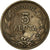 Moneta, Grecia, George I, 5 Lepta, 1869, Strassburg, MB+, Rame, KM:42