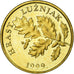 Moneta, Chorwacja, 5 Lipa, 1999, EF(40-45), Mosiądz platerowany stalą, KM:5