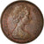 Moneta, Gran Bretagna, Elizabeth II, 1/2 New Penny, 1977, MB+, Bronzo, KM:914