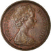 Munten, Groot Bretagne, Elizabeth II, 1/2 New Penny, 1977, FR+, Bronze, KM:914