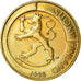 Moneda, Finlandia, Markka, 1998, MBC, Aluminio - bronce, KM:76