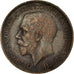 Coin, Great Britain, George V, Farthing, 1917, VF(30-35), Bronze, KM:808.1