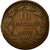 Munten, Luxemburg, William III, 10 Centimes, 1870, Utrecht, ZF, Bronze, KM:23.1