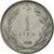 Moneta, Turcja, Lira, 1968, EF(40-45), Stal nierdzewna, KM:889a.2