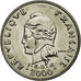 Moneta, Polinesia francese, 10 Francs, 2000, Paris, SPL-, Nichel, KM:8