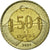 Moneta, Turcja, 50 Kurus, 2009, VF(30-35), Bimetaliczny, KM:1243