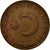 Moneta, Turcja, 10 Kurus, 1970, VF(30-35), Bronze, KM:891.2